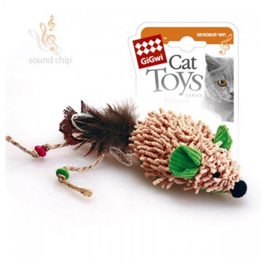 Игрушка для кошек Cat Toys мышка со звуковым чипом при касании издает звуки 8 СМ - фотография № 15