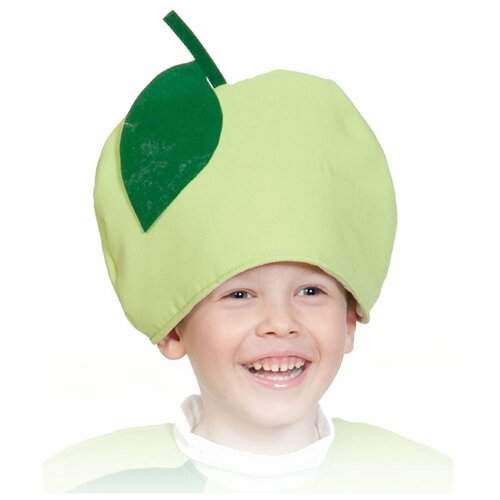 фото Маска - шапочка яблоко , карнавалофф , размер 53 - 56