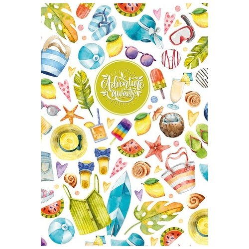 Блокнот 96 л, А5, клетка, 