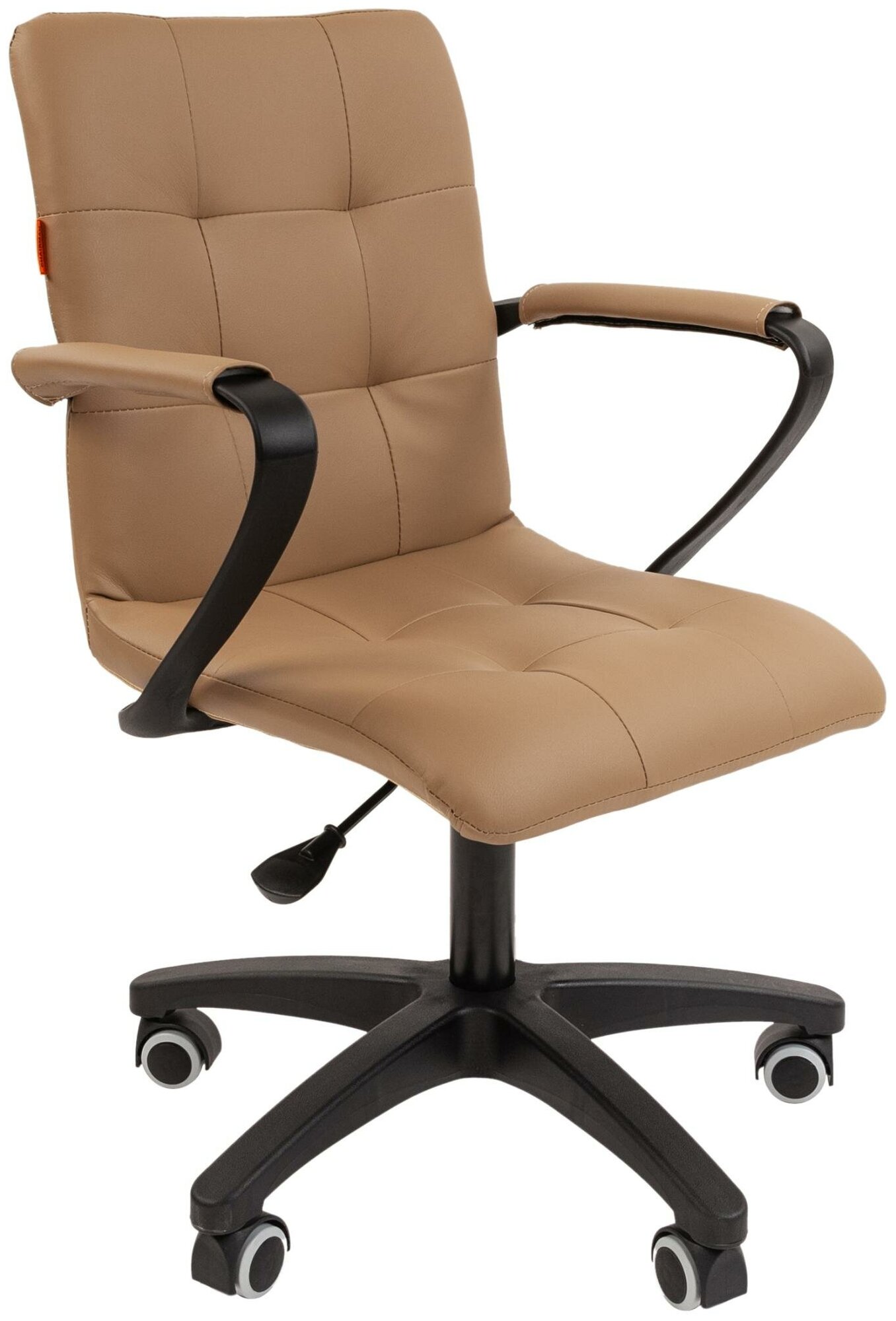 Компьютерное кресло Chairman 030 офисное (обивка: экокожа, крестовина полиуретан,с подлокотниками, Biege)
