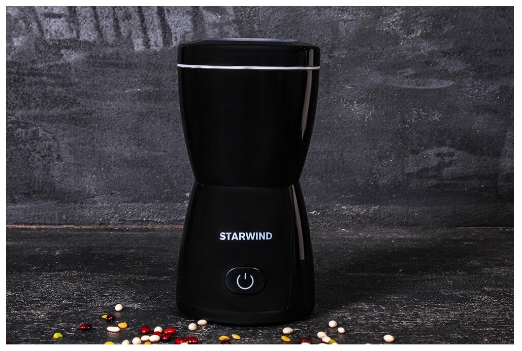 Кофемолка Starwind SGP8426 200Вт сист. помол: ротац. нож вместим:80гр черный