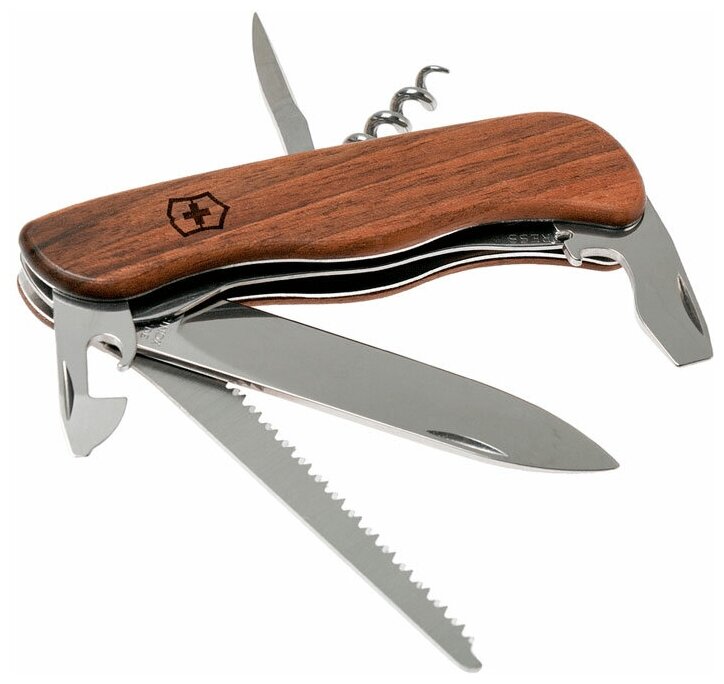 Нож перочинный Victorinox FORESTER WOOD (0.8361.63) 111мм 10функций дерево - фото №4