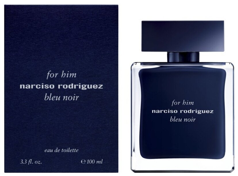 Narciso Rodriguez, Bleu Noir For Him, 100 мл, туалетная вода мужская