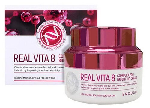 ENOUGH Питательный крем для лица с 8 витаминами Real Vita 8 Complex Pro Bright up Cream, 50 мл
