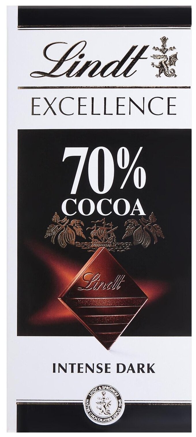 Lindt Excellence горький шоколад 70% какао, 100 г - фотография № 14