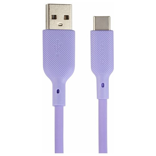 Аксессуар Qumo USB-A - Type-C 1m Purple 32961 аксессуар qumo type c type c 1m pink 32966