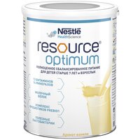 Resource (Nestle) Optimum, сухая смесь, 400 мл, 400 г, ваниль