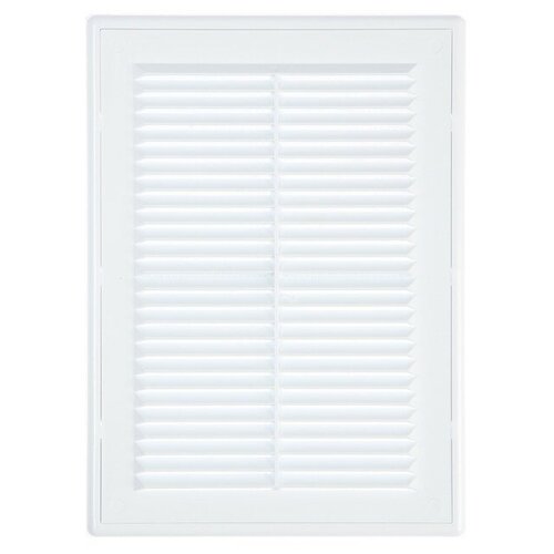 Решетка вентиляционная "КосмоВент" ЛР185, 185 х 255 мм, с сеткой, разъемная