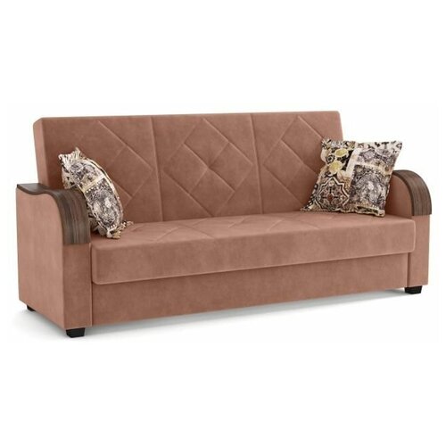 Диван-кровать Марракеш 97/215/87 Велюр киви корица