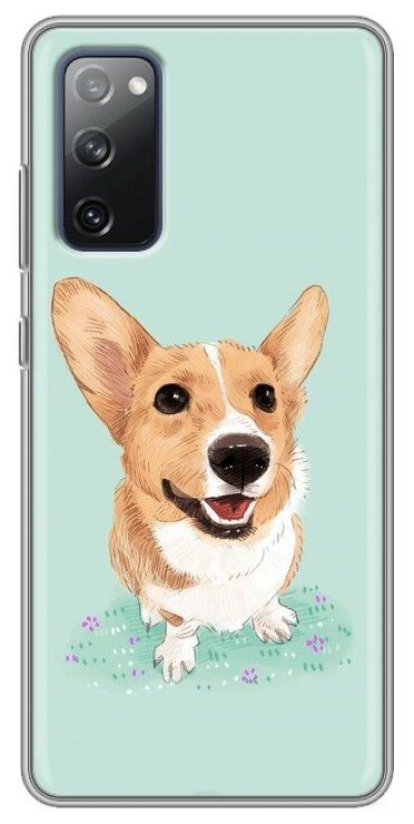 Дизайнерский силиконовый чехол для Самсунг S20 FE / Samsung Galaxy S20 FE Корги