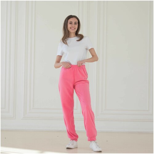 фото Розовые женские штаны из флиса, xl (50) кофтёныши