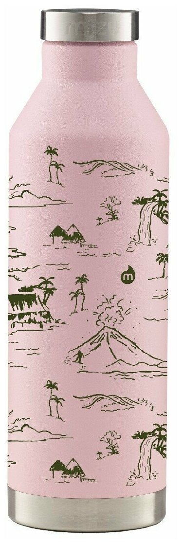 Термобутылка MIZU V8 HAWAIIAN PRINT, Soft Pink, 800 мл