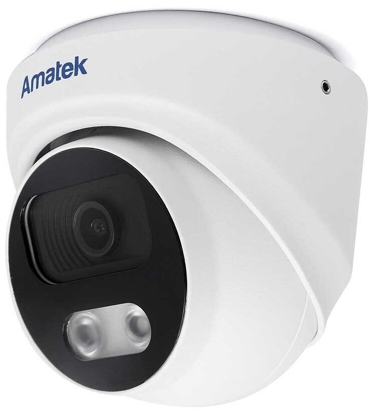 Видеокамера IP купольная с микроф. Amatek AC-IDV512D 2.8 мм Full Color 7000721