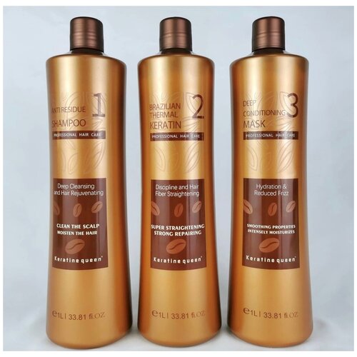 Набор для кератинового выпрямления Keratine Queen