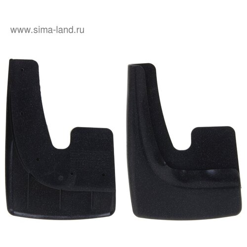 Брызговики универсальные АЕР, цвет чёрный металлик, набор 2 шт. 1204022