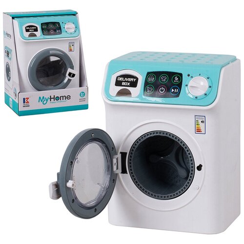 бытовая техника стиральная машина бежит вода крутится барабан Детская бытовая техника Стиральная машина звук, свет, барабан крутится (3252)