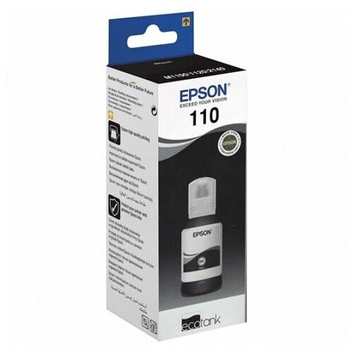 Чернила 110 для Epson M3170, M1170, M2170, M1120, M3140, M2140, M1100, M1140 C13T03P14A черные t04d1 waste ink maintenance box tank chip for epson l6190 l6171 l6160 et 4750 3750 m2140 m2170 m3100 m3140 m3170 m3180 m1140