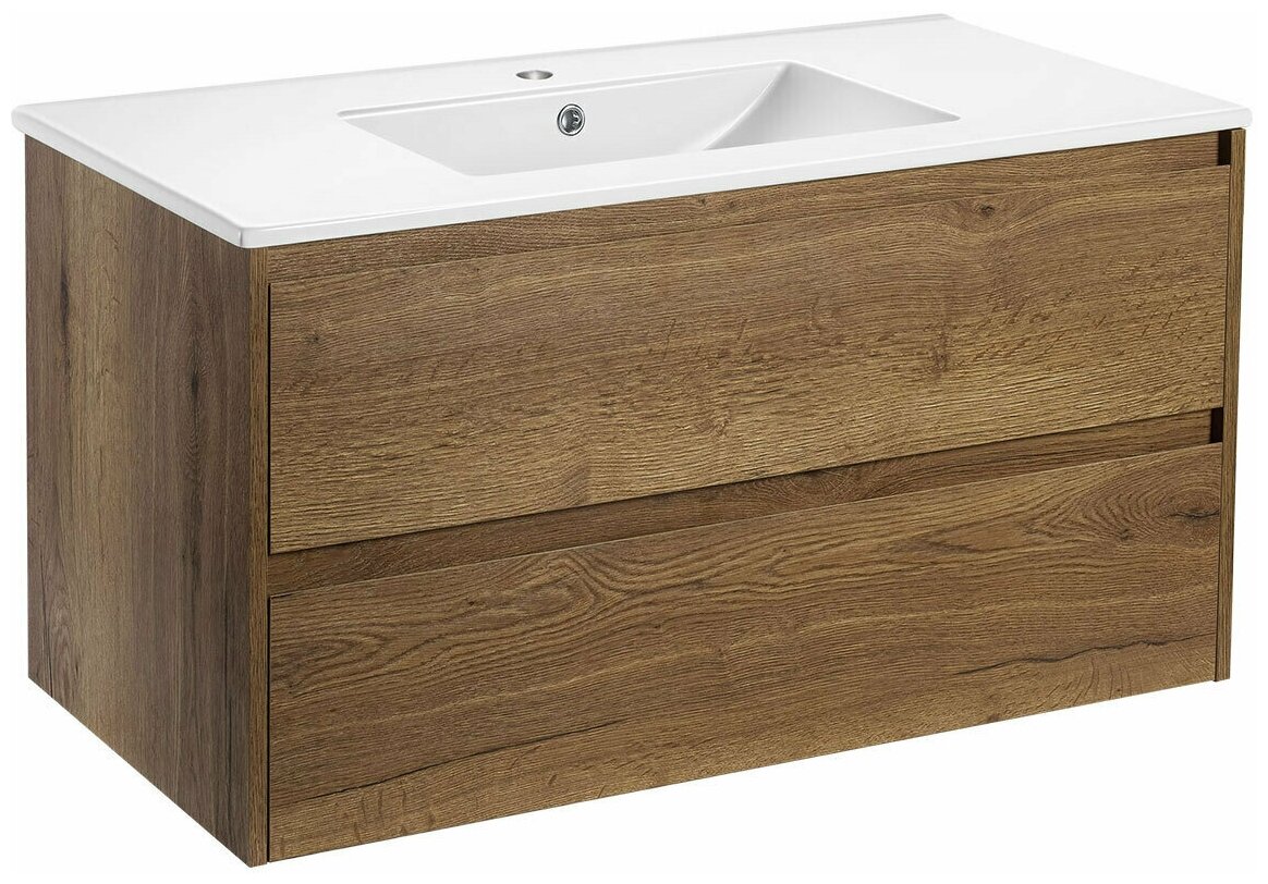 Тумба под раковину Vincea Gio 10 VMC-2G100NO SF.Oak - фото №1