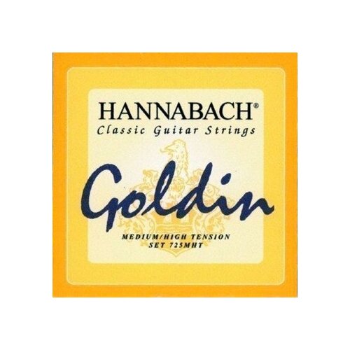 Струны для классической гитары Hannabach 725 Goldin