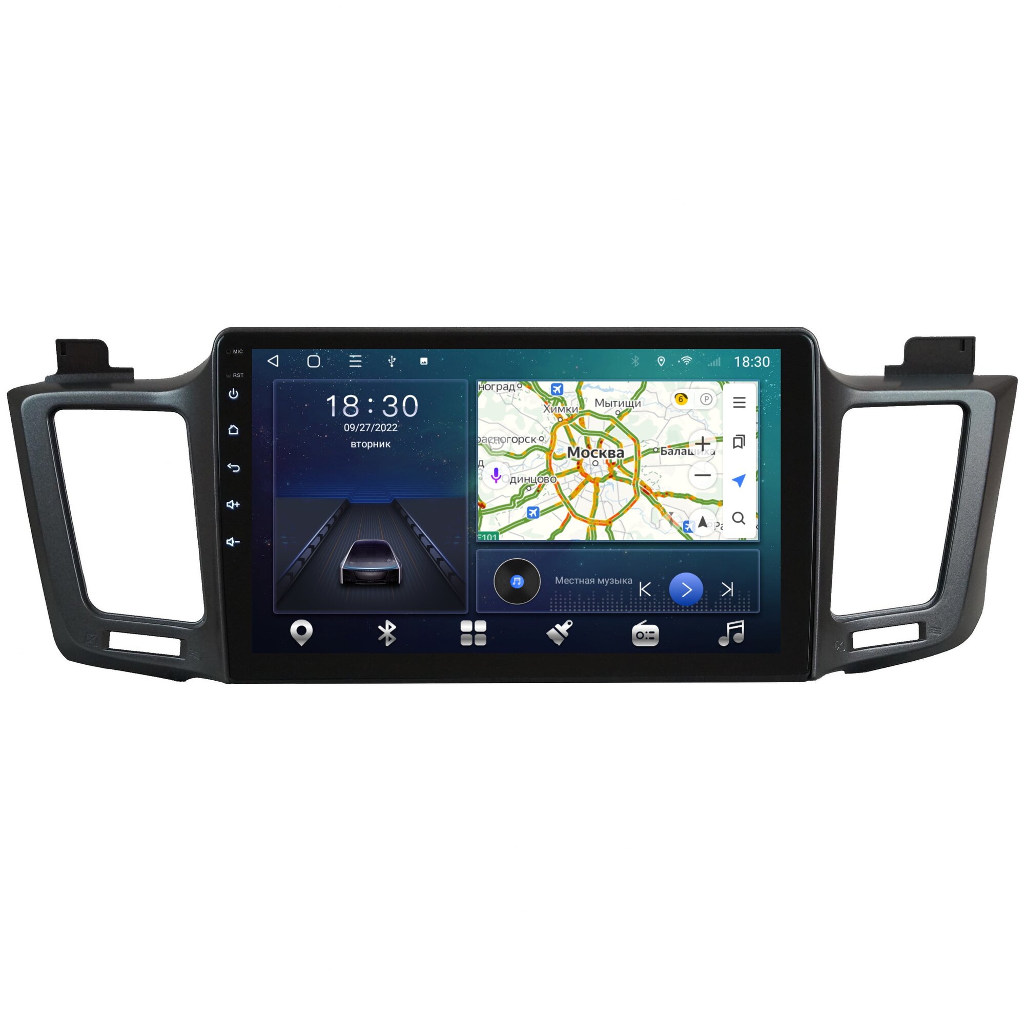 Магнитола CRS-300 Тойота Рав4 Toyota RAV4 2013-2020 - Android 11 - Процессор 8 ядерный - Carplay - IPS - DSP 36 полос - 4G(Sim)