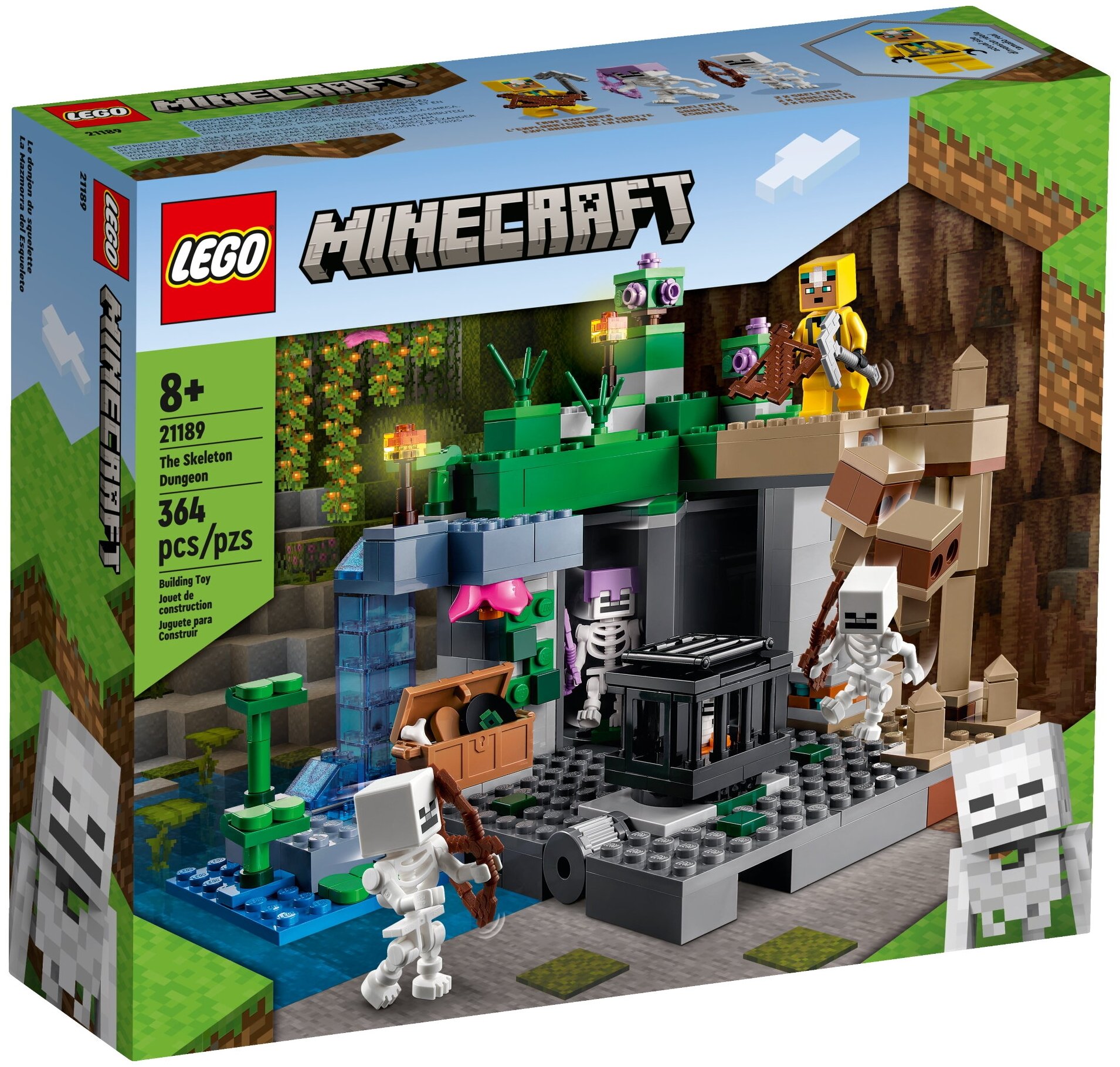 Lego Minecraft Подземелье скелетов 21189 .