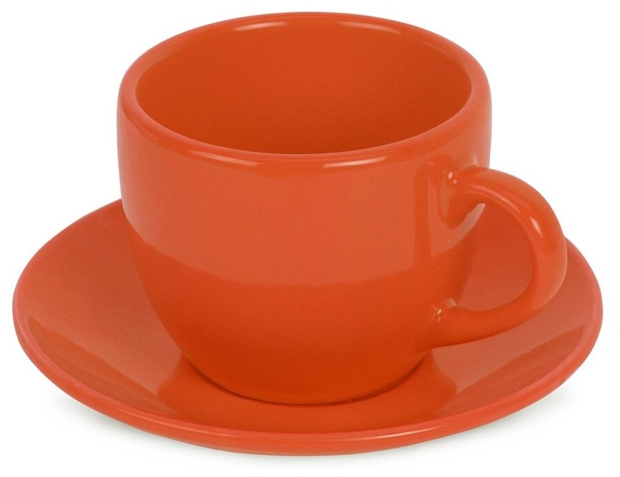 Чайная пара Melissa керамическая, оранжевый (Р)