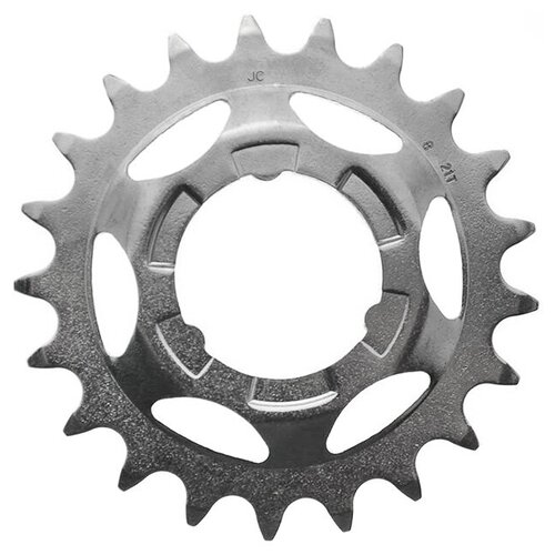 Звезда задняя Shimano 21T 2.3 мм серебристый DX звезда задняя shimano 18t 2 3мм черн