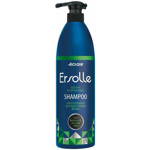 ЕCLAIR Шампунь для всех типов волос ERSOLLE питание, 1000 мл
