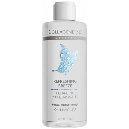 Medical Collagene 3D мицеллярная вода очищающая Refreshing Breeze, 250 мл, 250 г medical collagene 3d refreshing breeze мицеллярная вода для всех типов кожи 250 мл