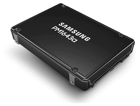 Твердотельный накопитель SSD Samsung Enterprise 2.5"(SFF), PM1643a, 6400GB, SAS, 12Gb/s, R2100/W2000Mb/s, IOPS(R4K) 400K/90K, MTBF 2M, 3DWPD/5Y, OEM