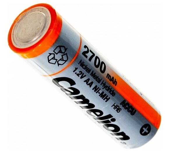 Аккумулятор бытовой Camelion R6 AA BL2 NI-MH 2700mAh - фото №6