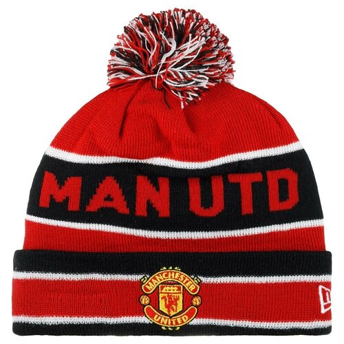 фото Шапка с помпоном new era 12122732 manchester united epl, размер one