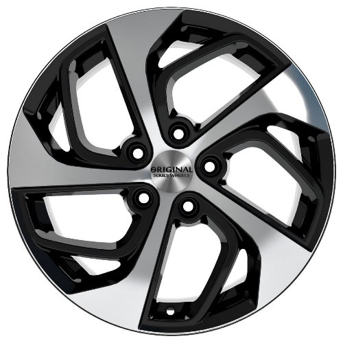 Литые колесные диски SKAD (СКАД) KL-275 (Tucson) 7x17 5x114.3 ET51 D67.1 Чёрный матовый с полированной лицевой частью (2650026)