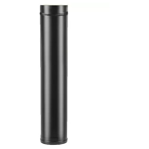 Сэндвич-труба BLACK нерж 0,8 мм AISI 430 - 1 м (115х200 мм, Чёрный)