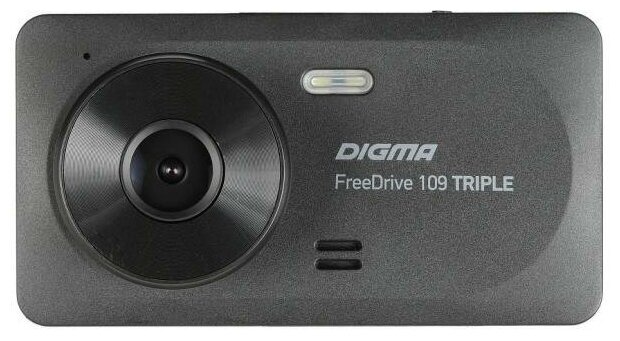 Видеорегистратор Digma FreeDrive 109 TRIPLE черный 1Mpix 1080x1920 1080p 150гр. JL5601