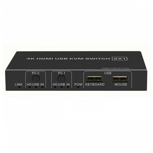 DK102 2-портовый USB-HDMI KVM-переключатель, поддержка 4К/60HZ, HDMI 2.0, HDCP 2.2 4k 2k 3d mini 3 port hdmi compatible switch 1 4b 4k switcher splitter 1080p 3 in 1 out port hub for dvd hdtv xbox ps3 ps4