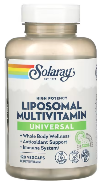 Solaray Liposomal Multivitamin Universal (Липосомальные поливитамины универсальные) 120 капсул