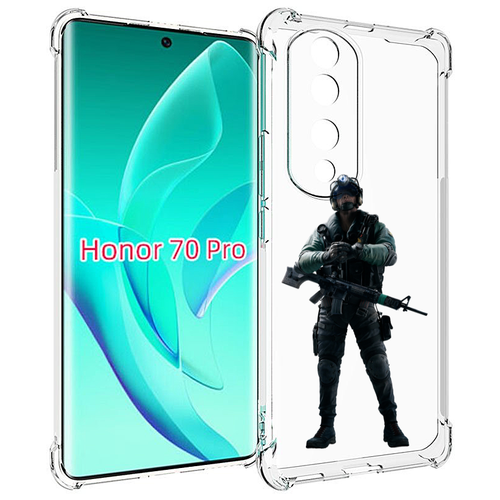 Чехол MyPads Tom-Clancy's-Rainbow-Six-2 для Honor 70 Pro / 70 Pro Plus задняя-панель-накладка-бампер чехол mypads tom clancy s rainbow six 2 для nokia g11 plus задняя панель накладка бампер