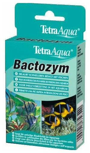 Tetra Bactozym средство для биологического запуска аквариума - 10 капсул