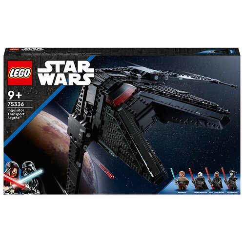 Конструктор LEGO Star Wars 75336 Inquisitor Transport Scythe Set Транспортная коса Инквизитора, 924 дет. конструктор lego star wars 75262 десантный корабль империи выпуск к 20 летнему юбилею 125 дет