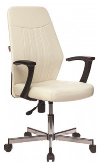 Кресло офисное Easy Chair 224 DSL PPU к/з бежевый OR-10, хром