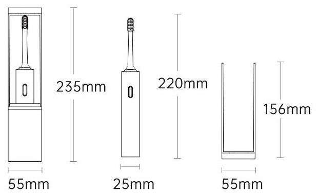 Электрическая зубная щетка со стерилизатором Xiaomi T-Flash Uv Sterilization (Q-05) розовая - фотография № 9