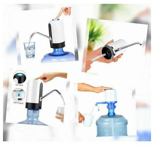 Электрическая помпа для воды Automatic Water Dispenser - фотография № 9