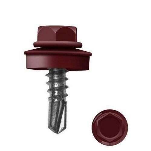 Кровельный саморез 5 5*25 по металлу 250 шт RAL 3011