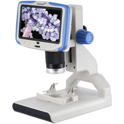 Микроскоп LEVENHUK DM500 LCD белый микроскоп levenhuk d400 lcd белый черный