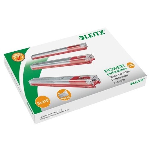 Скобы для степлера 26/12 Leitz K12 5шт. (55940000)