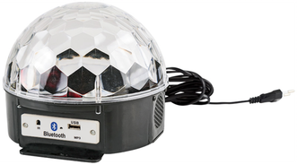 Светодиодная система, диско-шар, с пультом ДУ, Bluetooth и mp3