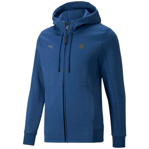 Толстовка/533334-07/Ferrari Style Hooded Sweat Jacket Reg/синий/M