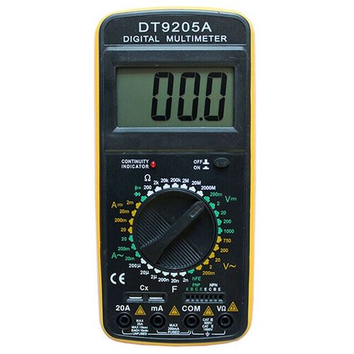 Мультиметр DT 9205A мультиметр цифровой tek dt 9205a
