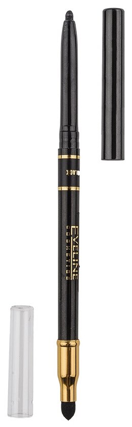 Eveline Cosmetics Карандаш для глаз Eye Max Precision 2 шт, оттенок black